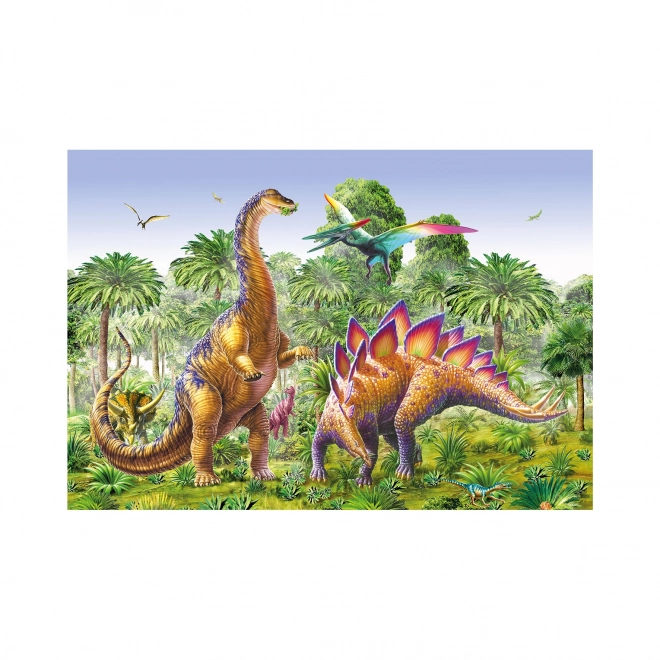 Puzzle Souboj dinosaurů