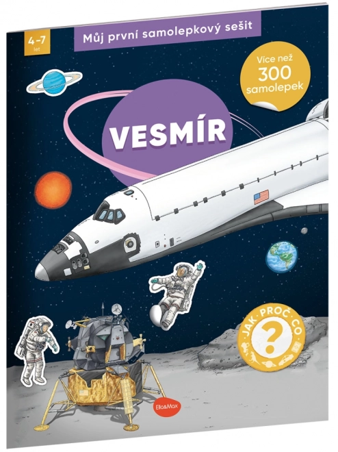 Můj první samolepkový sešit – Vesmír