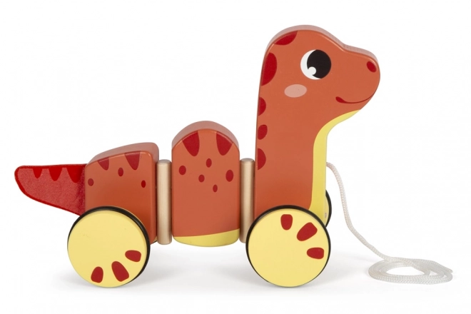 Small foot Dřevěná tahací hračka Dino