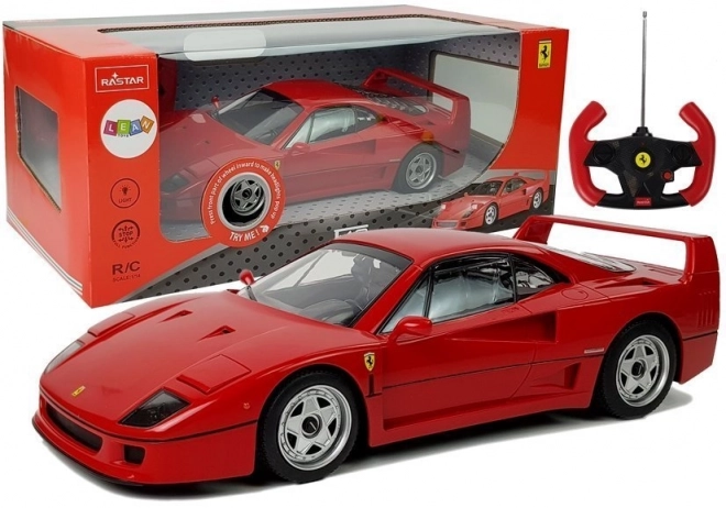 Auto Ferrari F40 na dálkové ovládání R/C 1:14 červené 27 Mhz