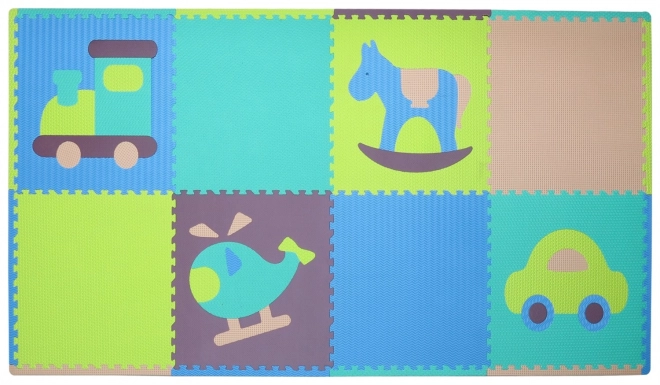 Pěnové puzzle klučičí hračky s okraji