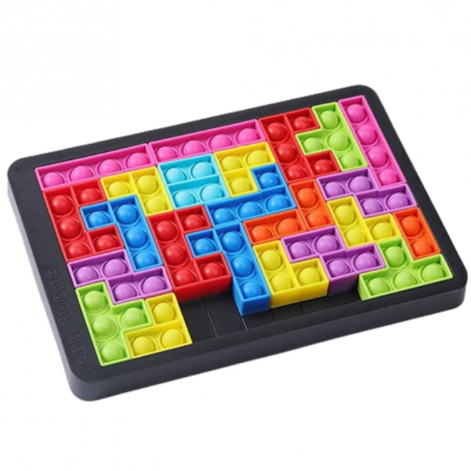 Senzorická hračka Tetris Pop-It Puzzle 3v1