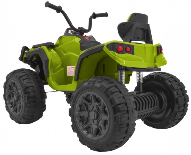 Čtyřkolka ATV 2,4GHz na baterie pro děti + Dálkové ovládání + Kola EVA + Rádio MP3 + Startování zdarma – zelená