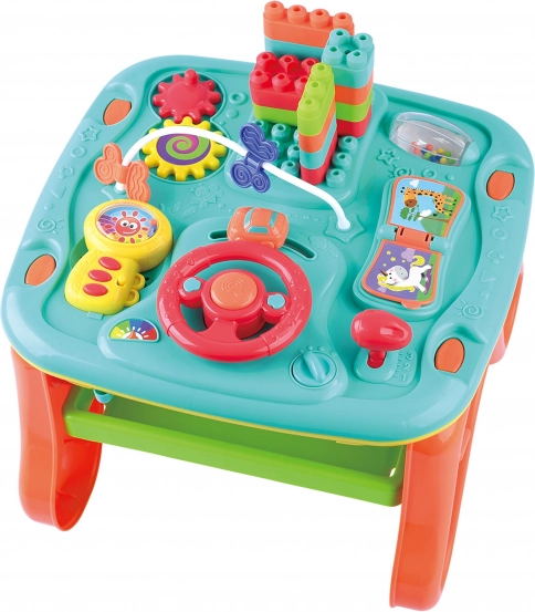 Dětský oboustranný stoleček s aktivitami 37 cm