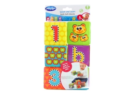 Měkké pěnové kostky Playgro - sada 6 kusů