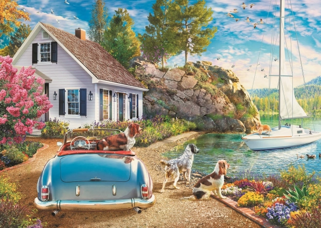 Puzzle 2000 dílků Letní přístav