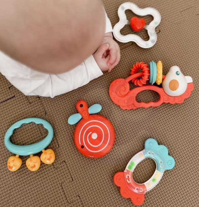 Sada smyslových kousátek a chrastítek WOOPIE Baby
