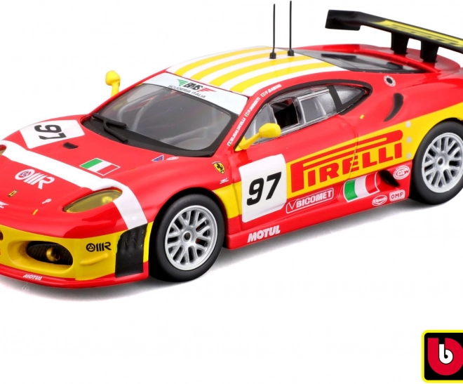 Kovový model auta BBURAGO 1:43 Ferrari F430 GT2 (2008) – Ferrari Racing