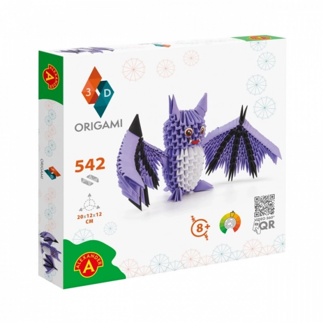 Origami 3D netopýr - kreativní sada
