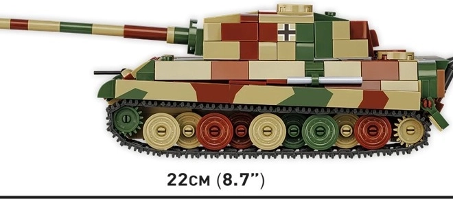 Model tanku Tiger II Königstiger z plastových kostiček