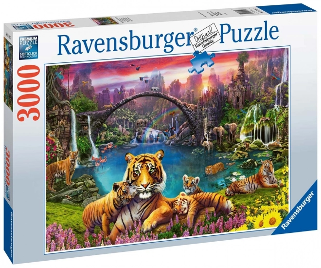 Ravensburger Puzzle Tygři v ráji 3000 ks
