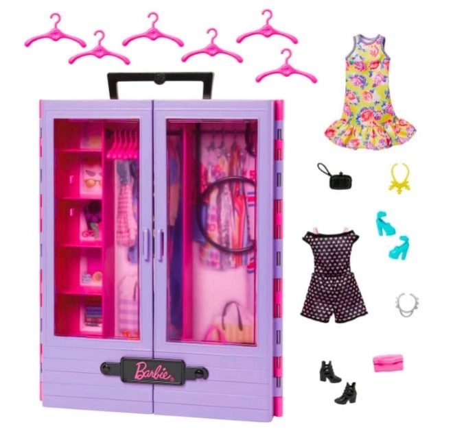 Barbie Přenosná Skříň na Oblečení