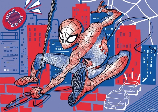 Puzzle 24 dílků Obří Spiderman