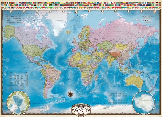 Eurographics puzzle Mapa světa 1000 dílků