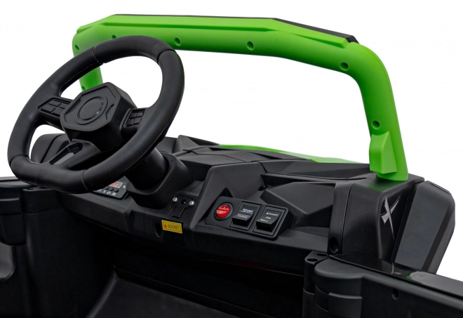 Dětské elektrické auto Buggy UTV 2000M Racing Zelené