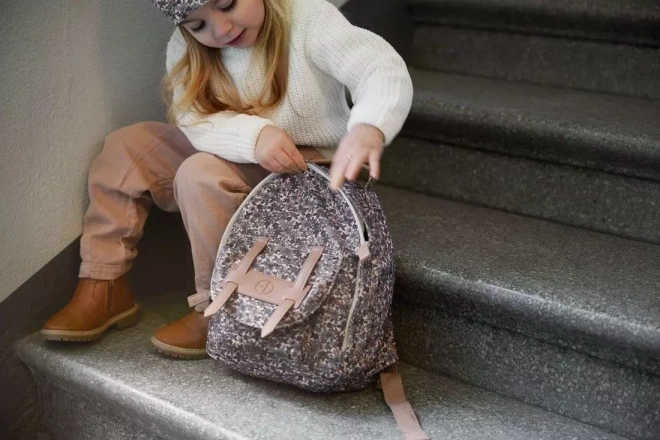 Elodie Details - Batoh na záda MINI - Nordic Woodland – Modrá zahrada