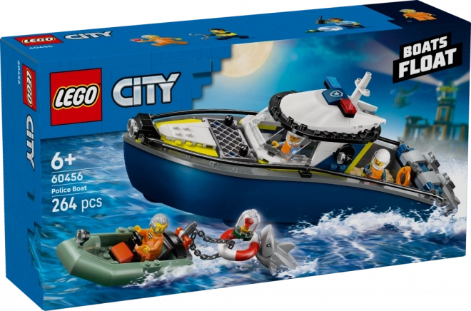 LEGO City Honička v policejní lodi