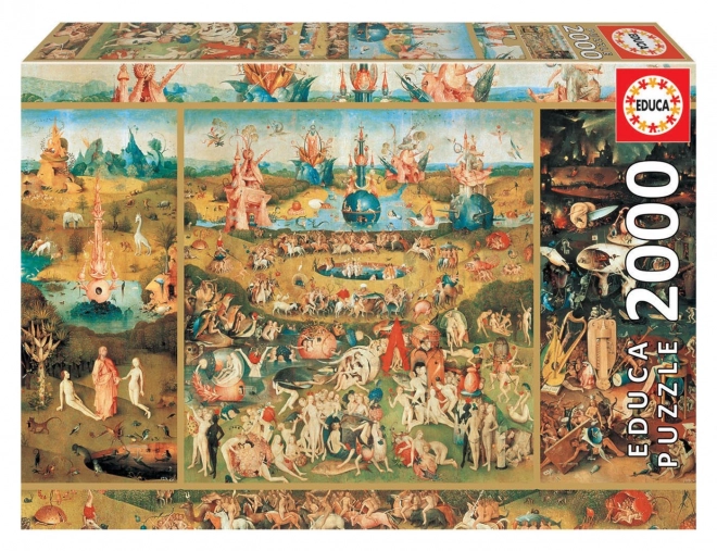EDUCA Puzzle Zahrada pozemských rozkoší 2000 dílků
