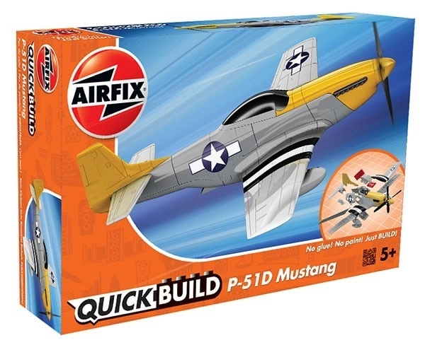 Plastikový model QUICKBUILD Mustang P-51D