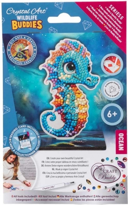 CRYSTAL ART Diamantové malování Mořský koník