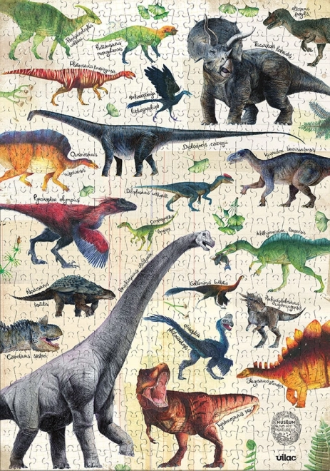 Puzzle dinosauři 500 dílků