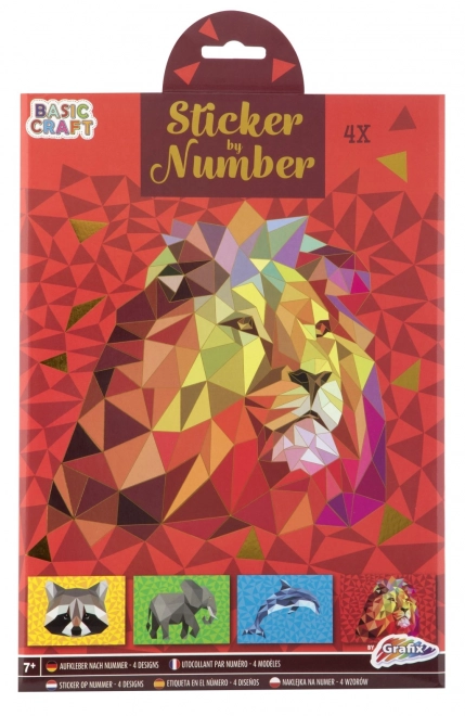 Samolepkové puzzle podle čísel A4