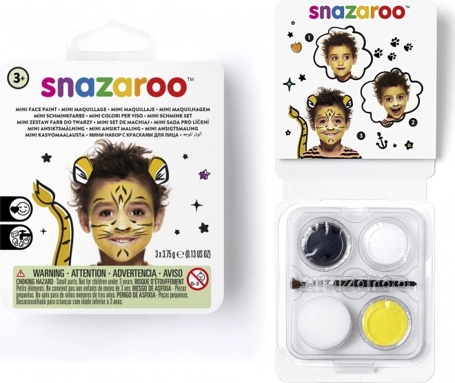 SNAZAROO Mini sada barev na obličej Tygr
