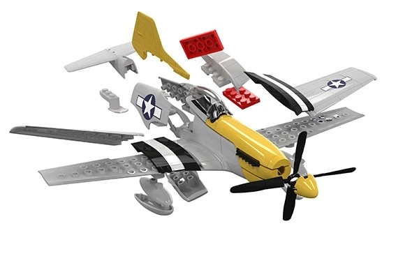 Plastikový model QUICKBUILD Mustang P-51D