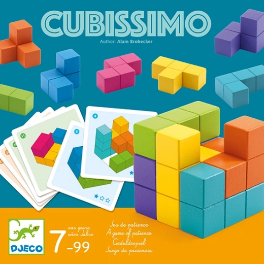 logická 3D skládačka djeco cubissimo