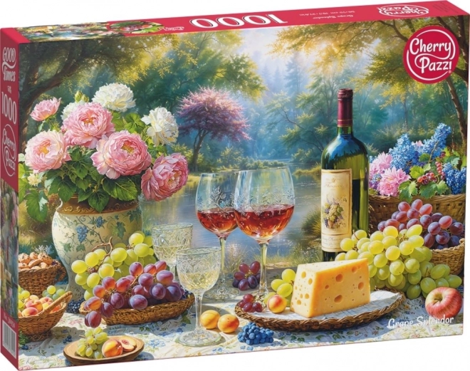 Cherry Pazzi puzzle vinné zátiší 1000 dílků