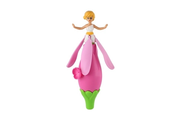 Vystřelovací víla panenka plast 17 cm v krabičce 8x24x6cm