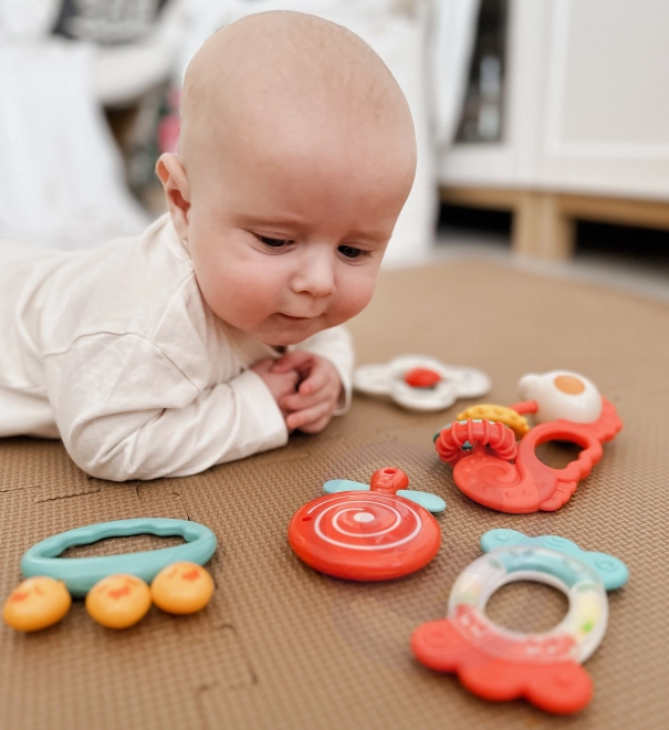 Sada smyslových kousátek a chrastítek WOOPIE Baby