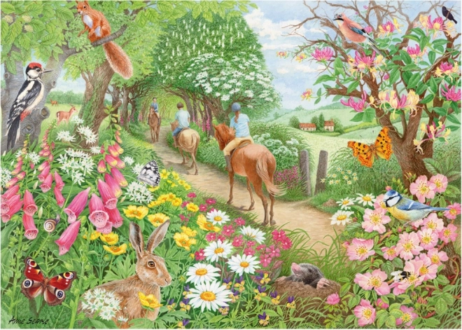 Puzzle odpolední projížďka 1000 dílků