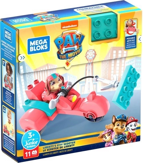 MEGA BLOKS Tlapková patrola Liberty a její motorka