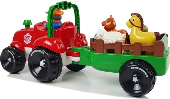 Přívěs a čtyři roztomilá zvířátka