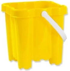 Androni kyblík hrad se 4 věžemi 16 cm – Žlutý