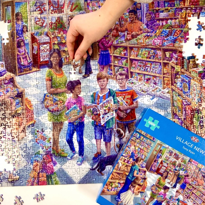 GIBSONS Puzzle Zprávy z vesnice 1000 dílků
