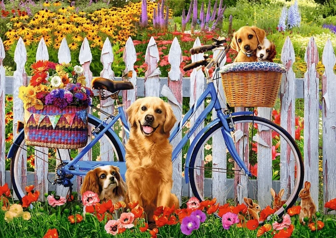 Puzzle 500 dílků Psí dobrodružství