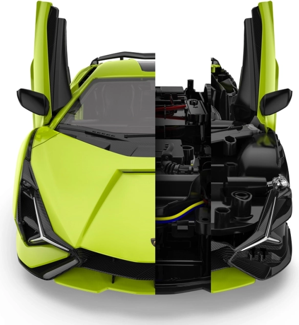 Lamborghini Sian zelený model 1:18 od Rastar - dálkově ovládané auto s body kitem