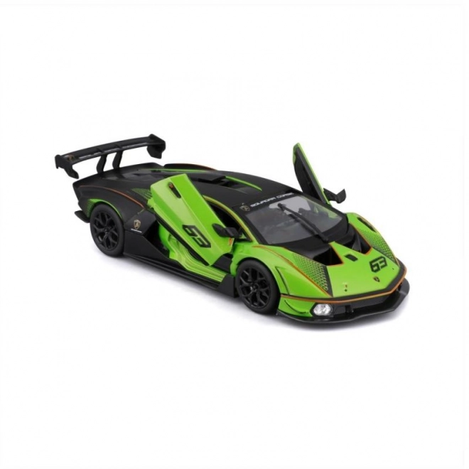 Bburago 1:24 Dirka Lamborghini Essenza SCV12 – Zelené