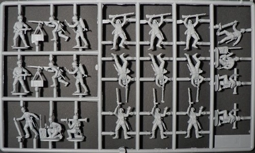 Německá pěchota - plastové figurky