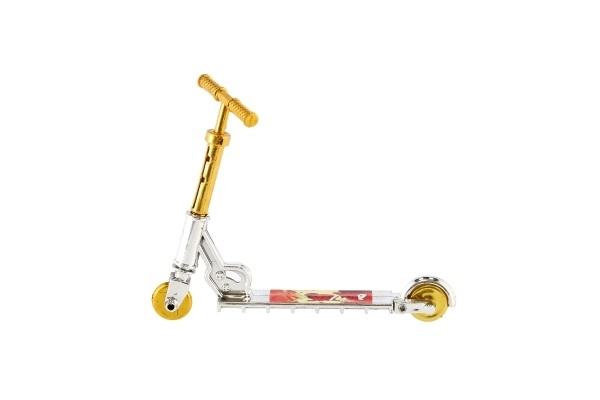 Mini prstová koloběžka plastová 10 cm s různými barvami