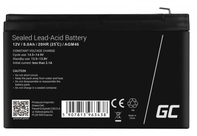 Baterie AGM VRLA 12V 8Ah