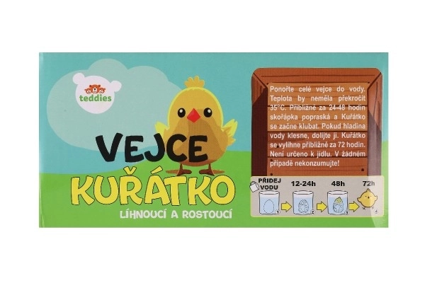 Líhnoucí se kuřátko ve vejci