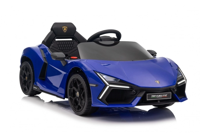 Dětský vůz lamborghini revuelto modrý