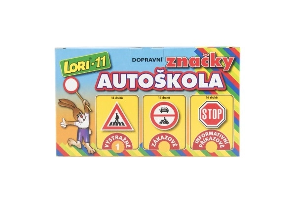 Stavebnice Autoškola s Dopravními Značkami