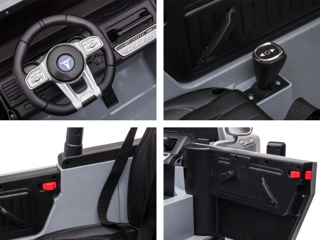 Dětské elektrické auto Toyota Land Cruiser – Šedá