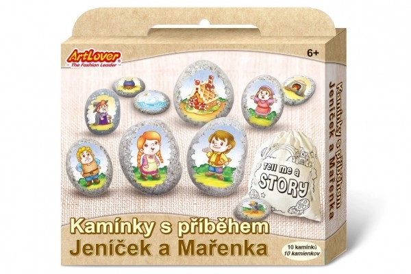 Kamínky s příběhem - Perníková chaloupka