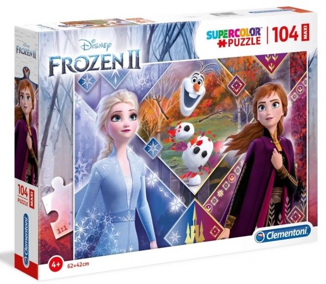 Puzzle 104 Maxi Super Kolor Ledové království 2