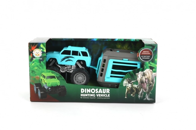 Auto s klecí pro dinosaura